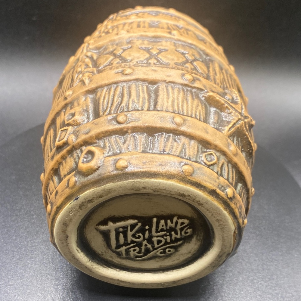 TikiLand Trading Co. Brown Barrel Mug